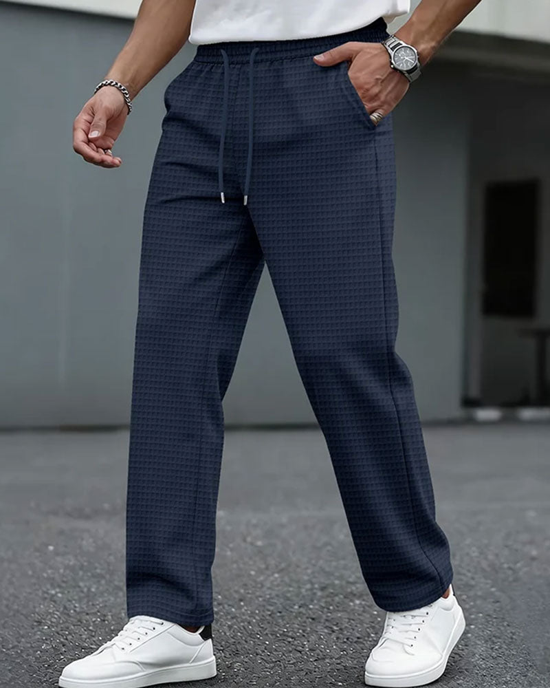 Solid Color Men's Sweat Pants