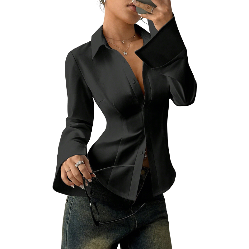 Women's Elegant Slim-Fit Blouse