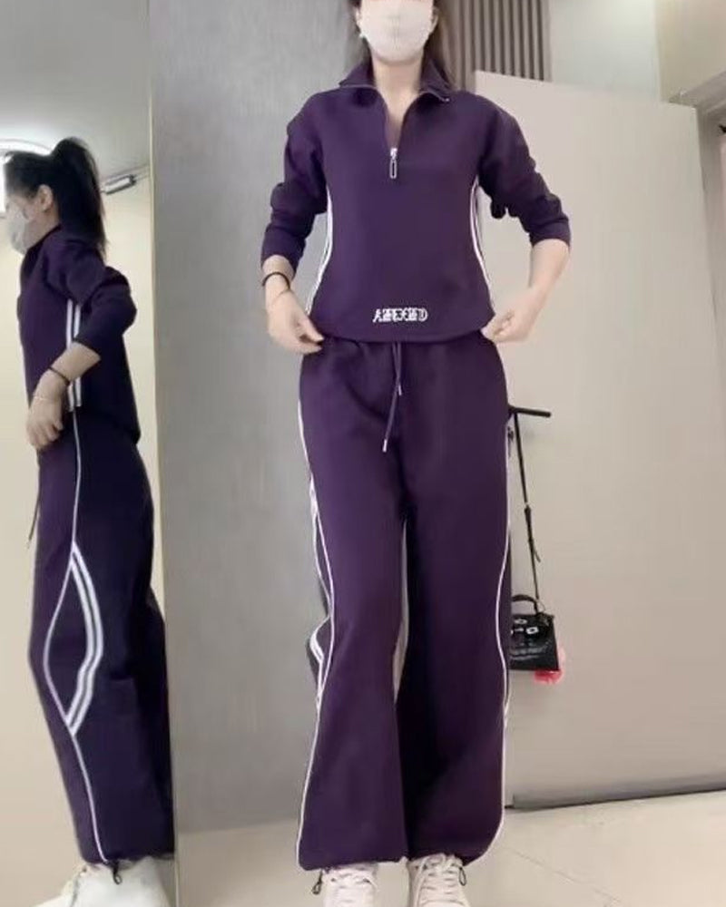 Casual Sports Figure-Flattering Two-Piece Sets