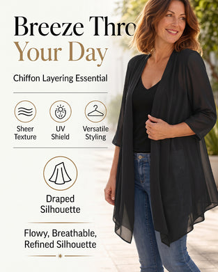 Lightweight Solid Sun Protection Cover-Up