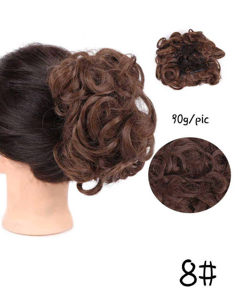 Curly Chignon Comb Clip