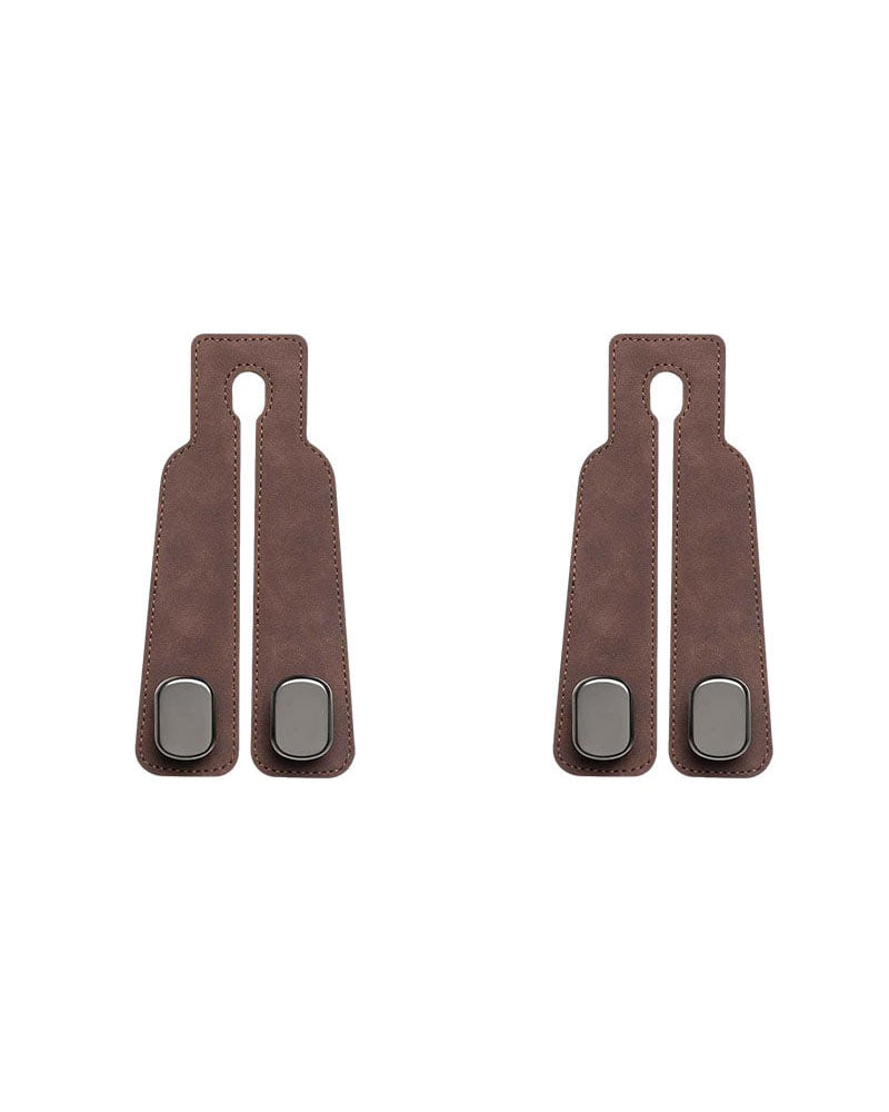 Suede Leather Car Seat Hook