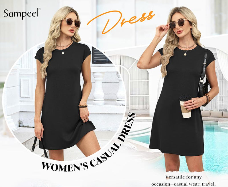 Sleeveless Slit Tank Dress