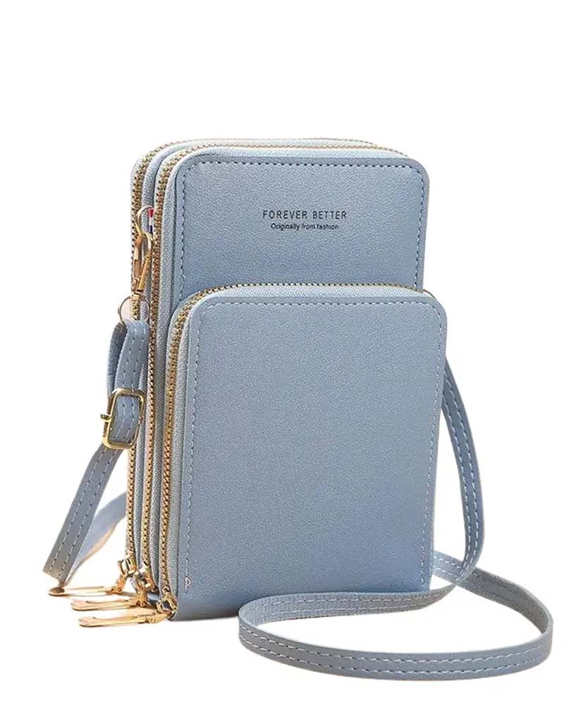 Solid Color Fashion Crossbody Phone Bag