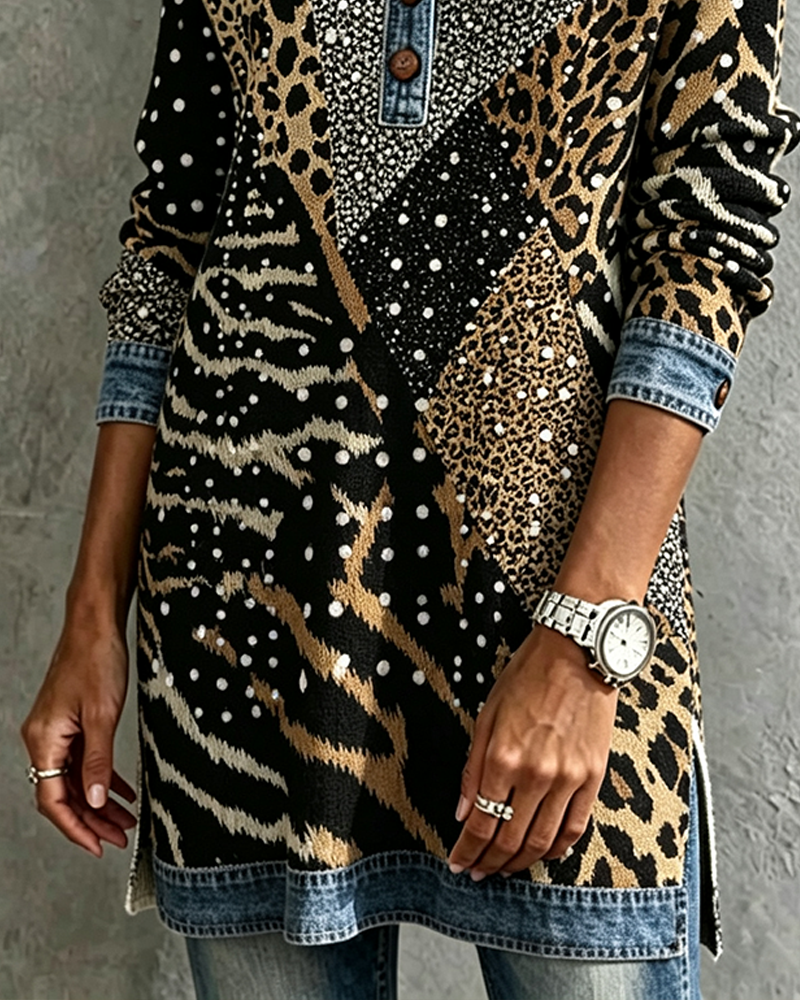 Leopard Animal Casual Dress