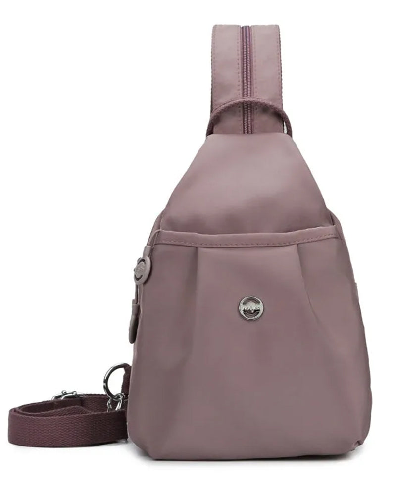Multi-Pocket Convertible Backpack & Crossbody Bag