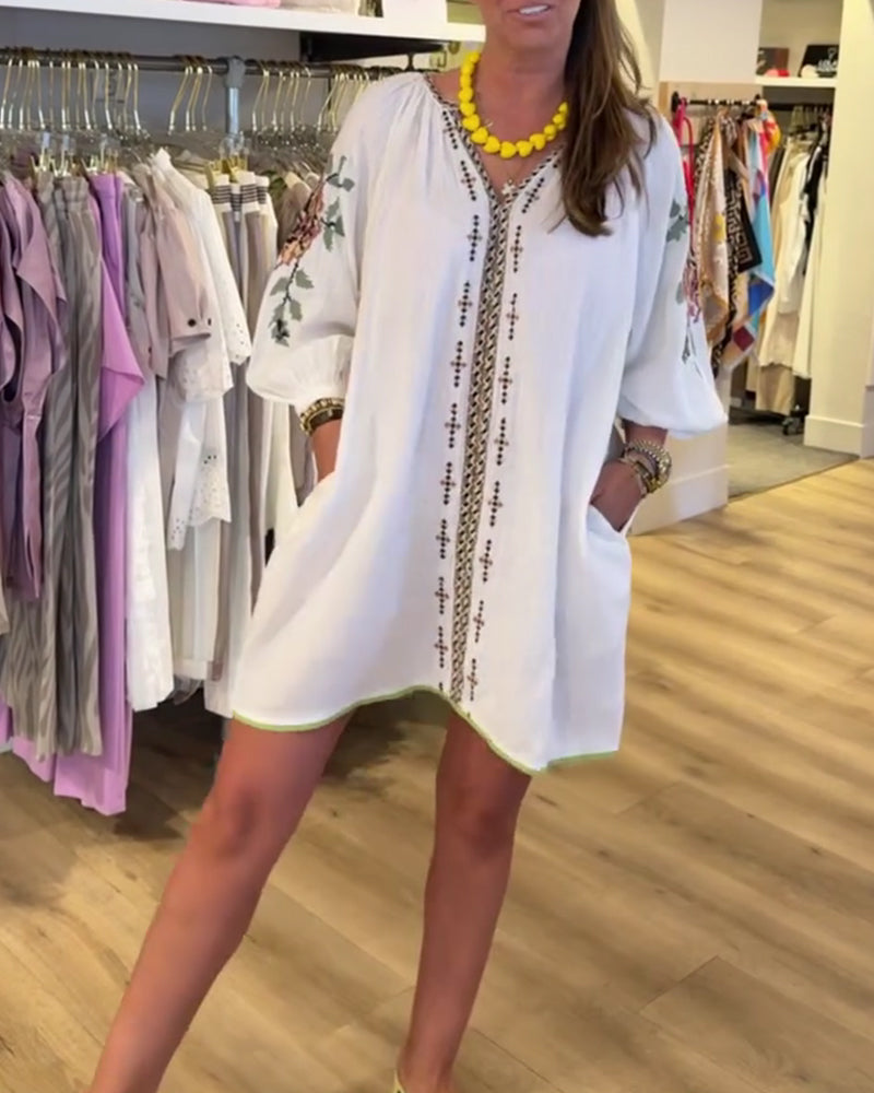 Boho Short Loose Dress