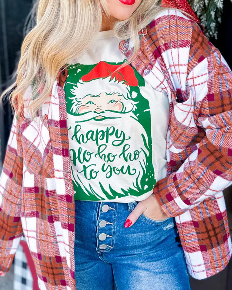 Checkered Woolen Shirt Relaxed Coat