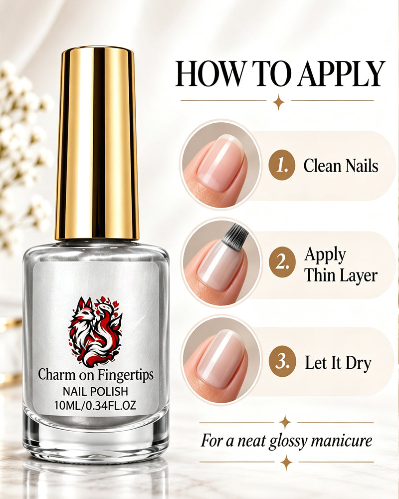 💅No-Bake High-Shine Liquid Nail Polish✨