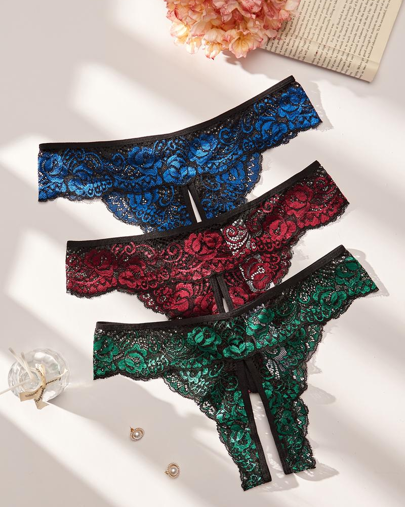 Women's Soft Comfy Breathable Lace Panty For All Seasons