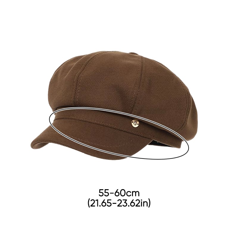 British-Style Newsboy Cap