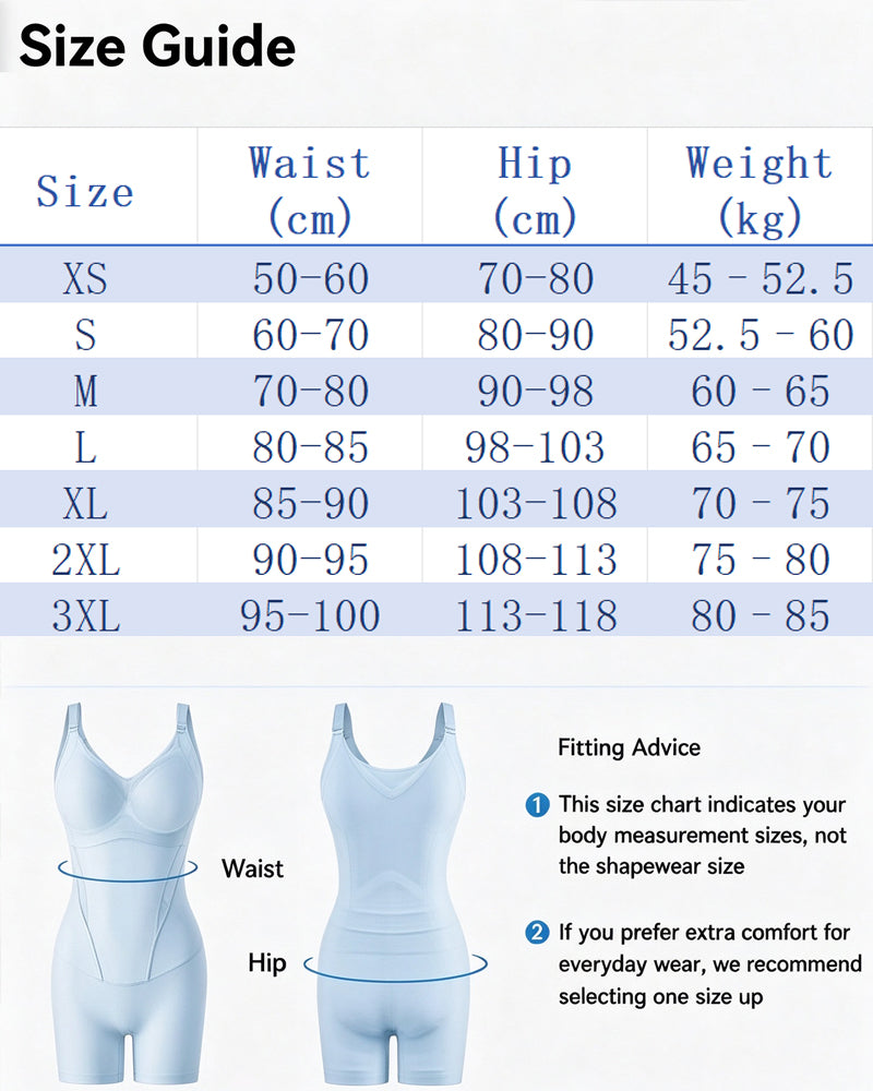 Cooling Tummy Control Butt-Lift Shapewear Bodysuit