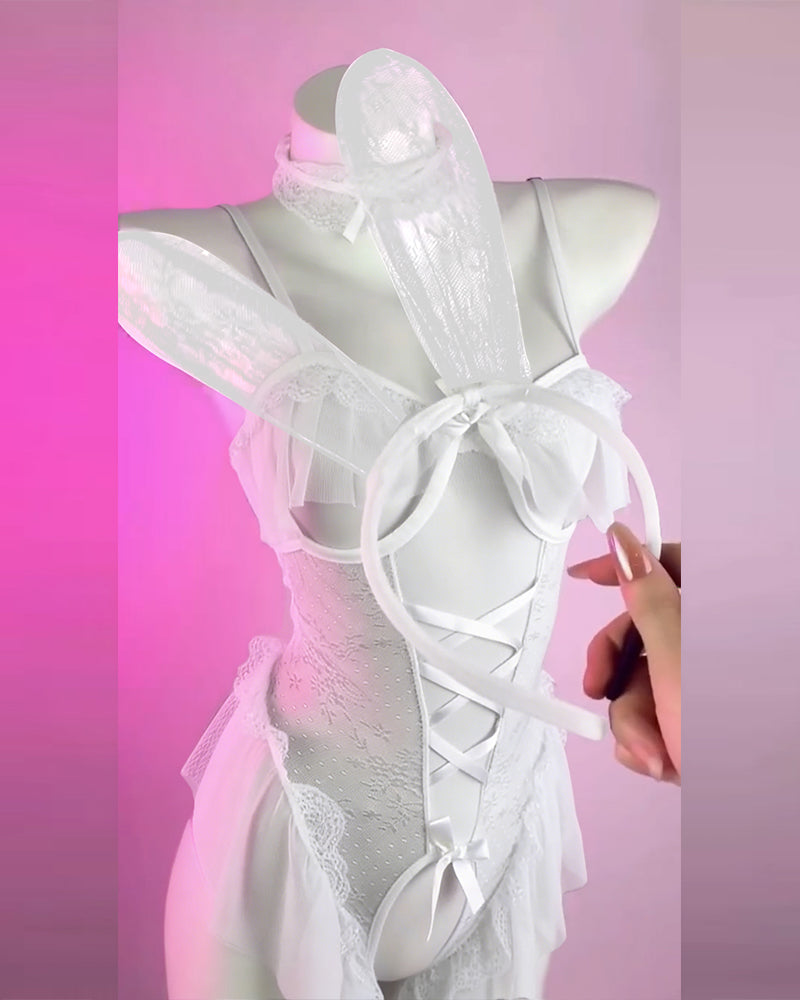 Easy-Access Sensual Lingerie Set