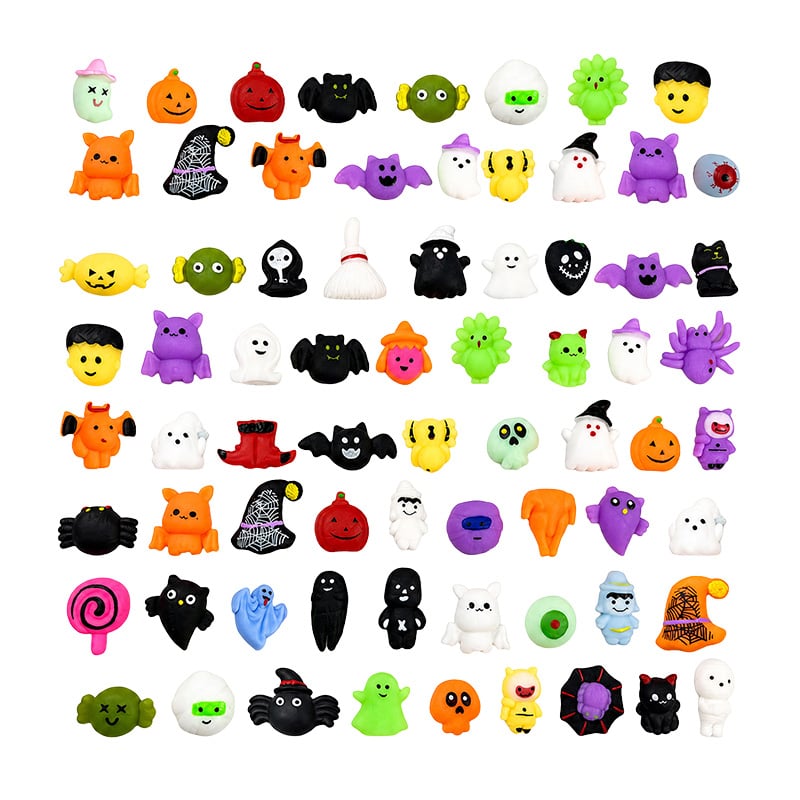 Halloween Squishies Stress Relief Toy Set