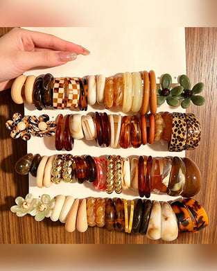 Resin Bold Drop Earrings