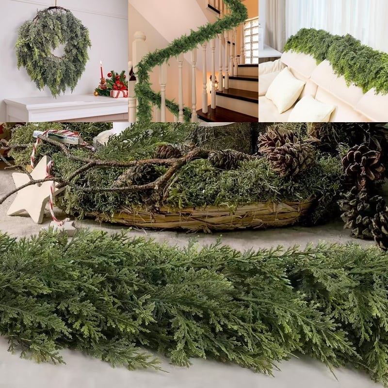 Artificial Plant Christmas Rattan