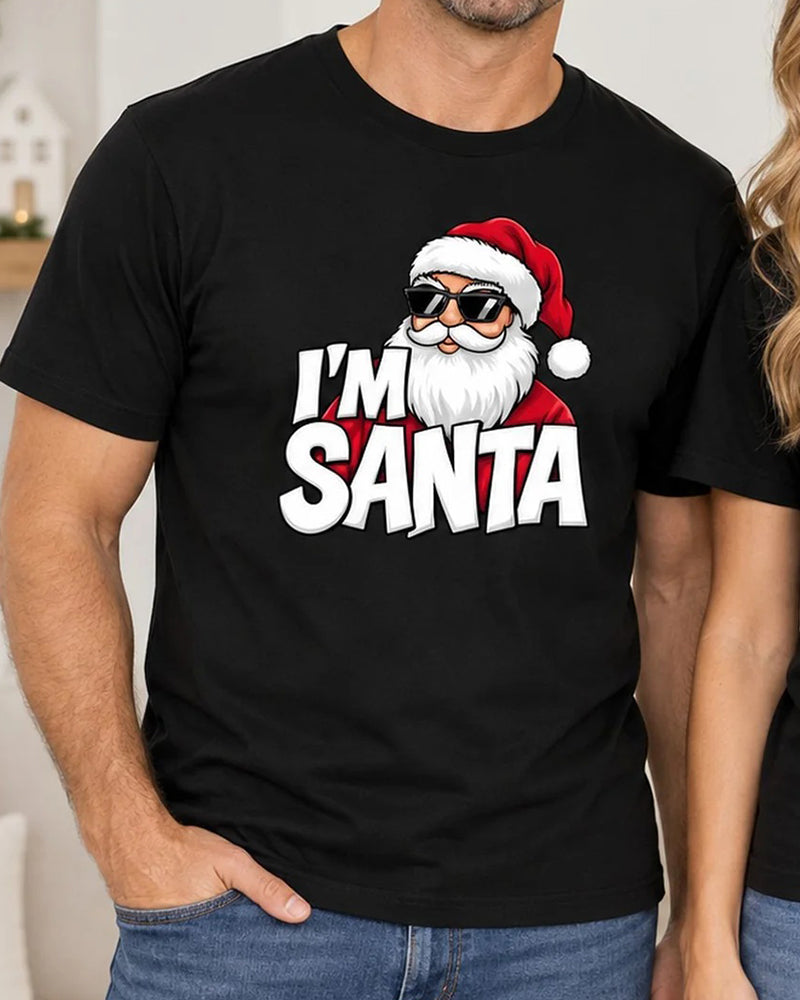 I'm Santa Christmas Couples Graphic Tee
