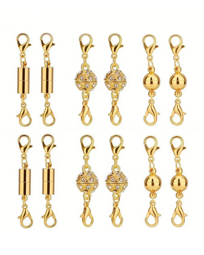 12 Pack Magnetic Necklace Clasps and Closures
