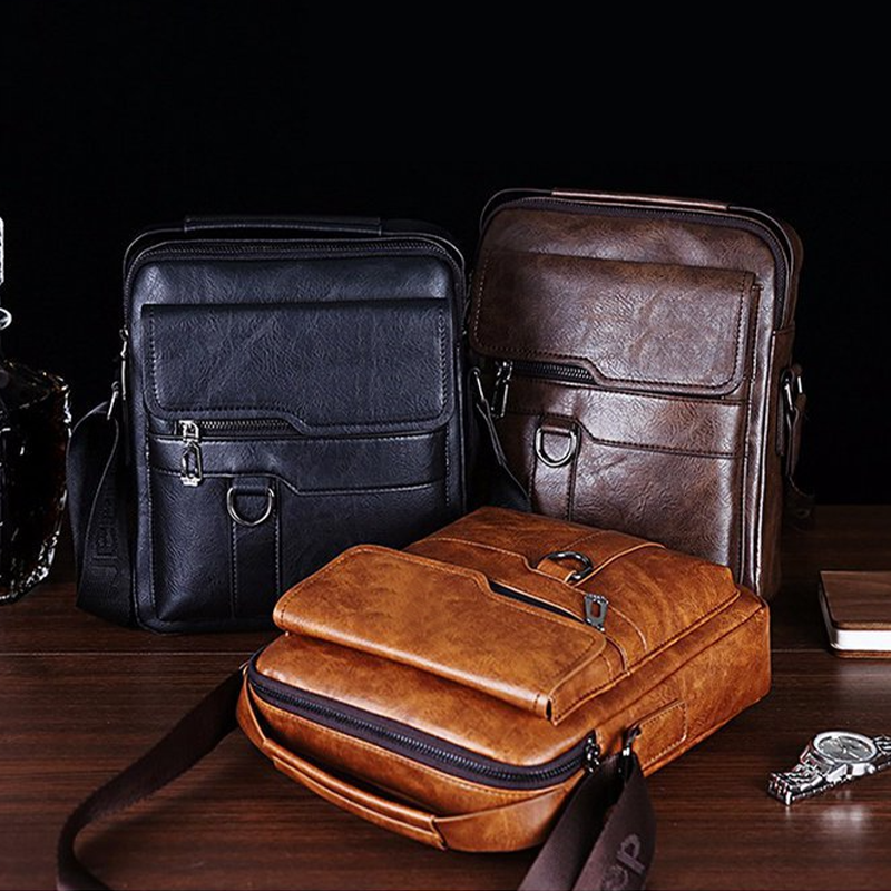 Crossbody Bag Men's Shoulder Bag Vintage