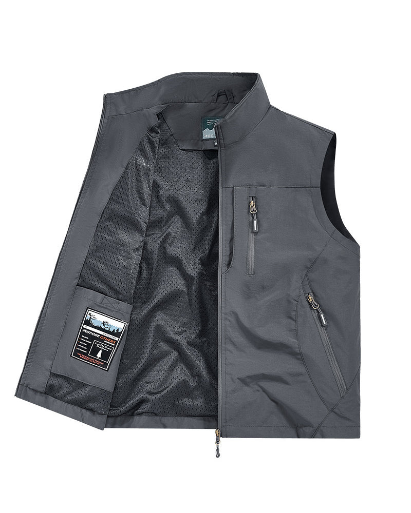 Limited-time sale – 50% OFF🔥🧥 Men's Oversized Sleeveless Vest Jacket with Pockets