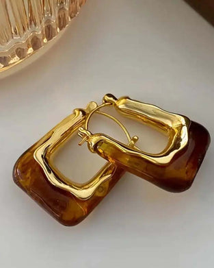 Vintage U-Shaped Earrings