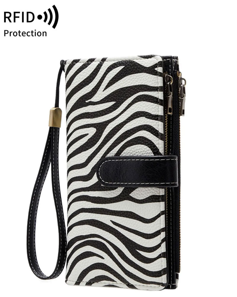 Women Zipper Long Wallet Trendy Exquisite Gift Wallet