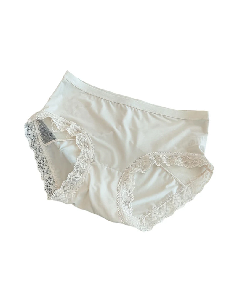 Women's Soft Lace Mid-Rise Panty