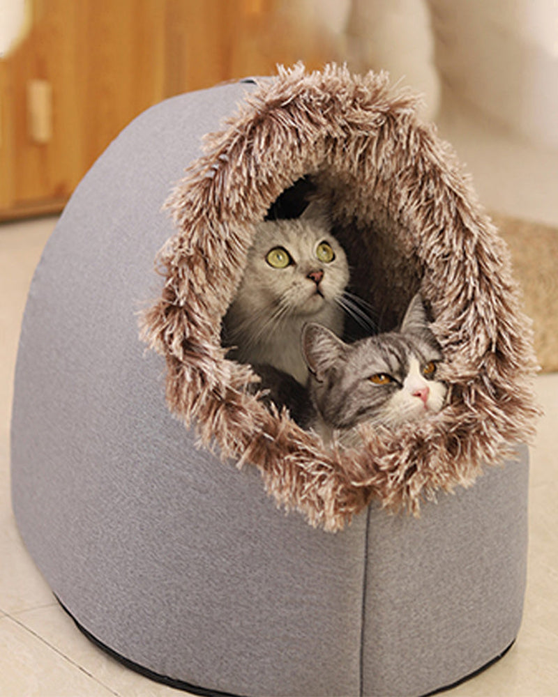 OFFWinter Warm Pet Cave Bed