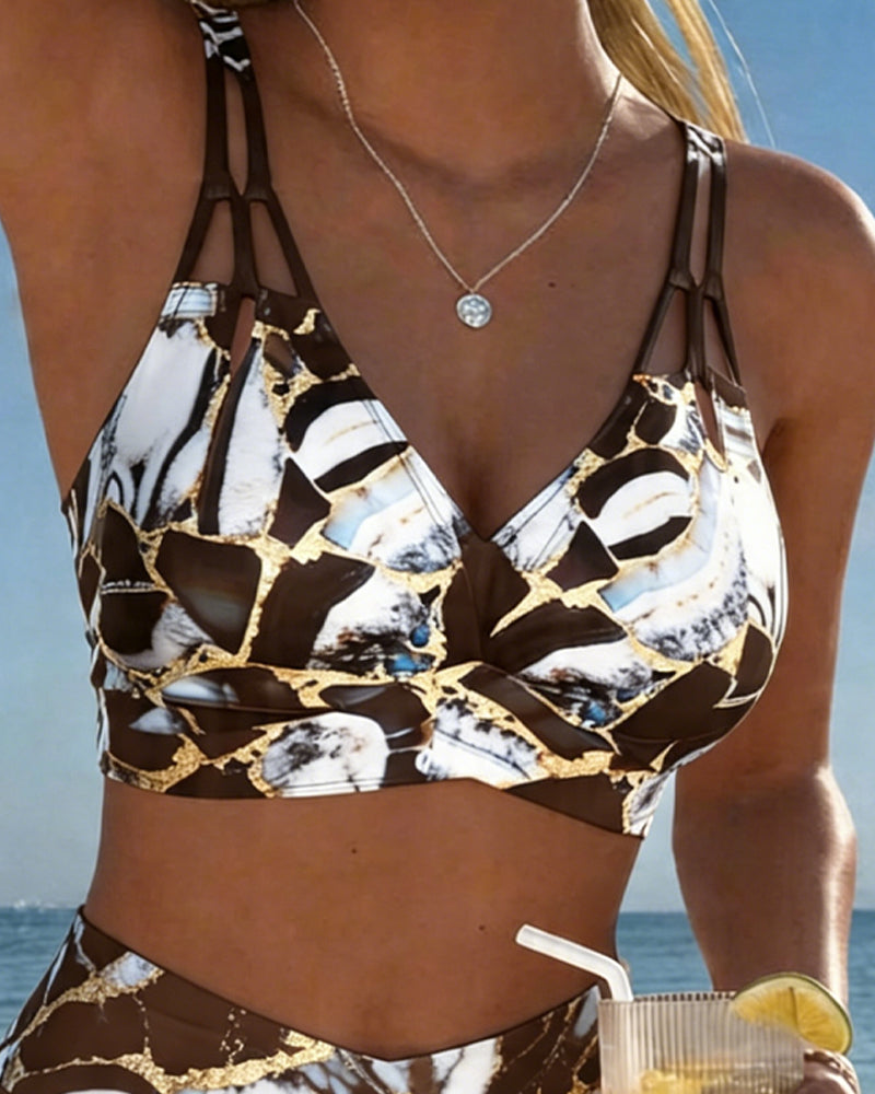 Strap Cut-Out Designer Bikini