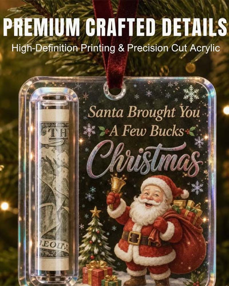 Christmas Cash Gift Ornament