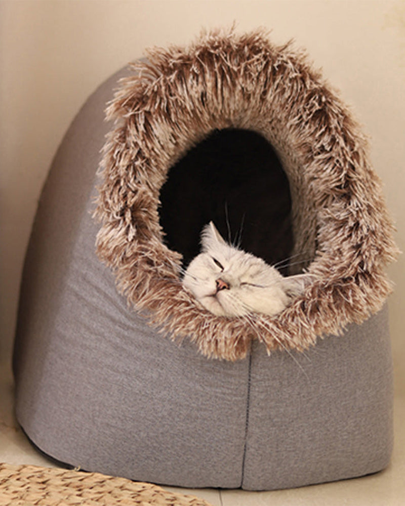OFFWinter Warm Pet Cave Bed
