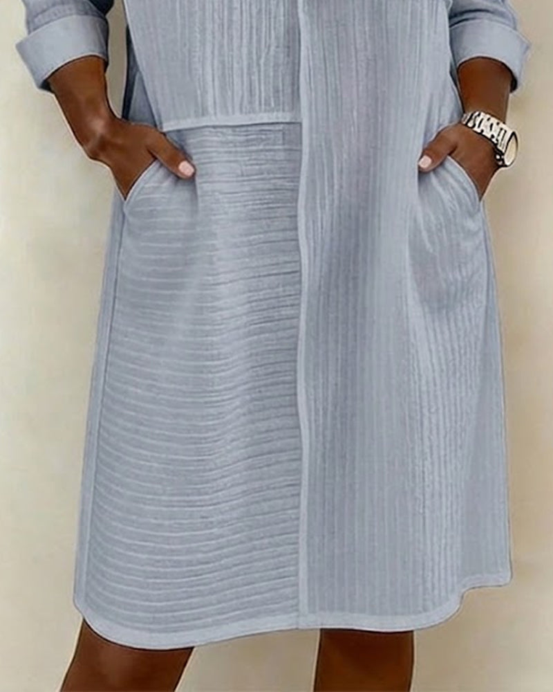 Textured Shift Dress