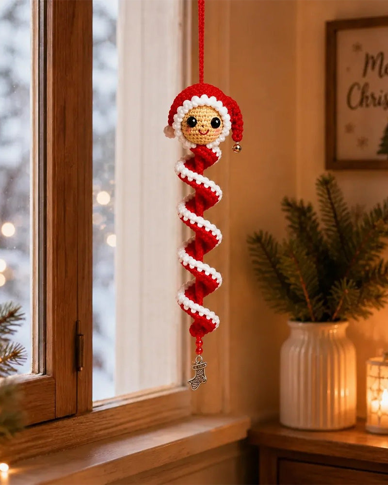 ☃️ DIY Spiral Crochet Snowman Kit
