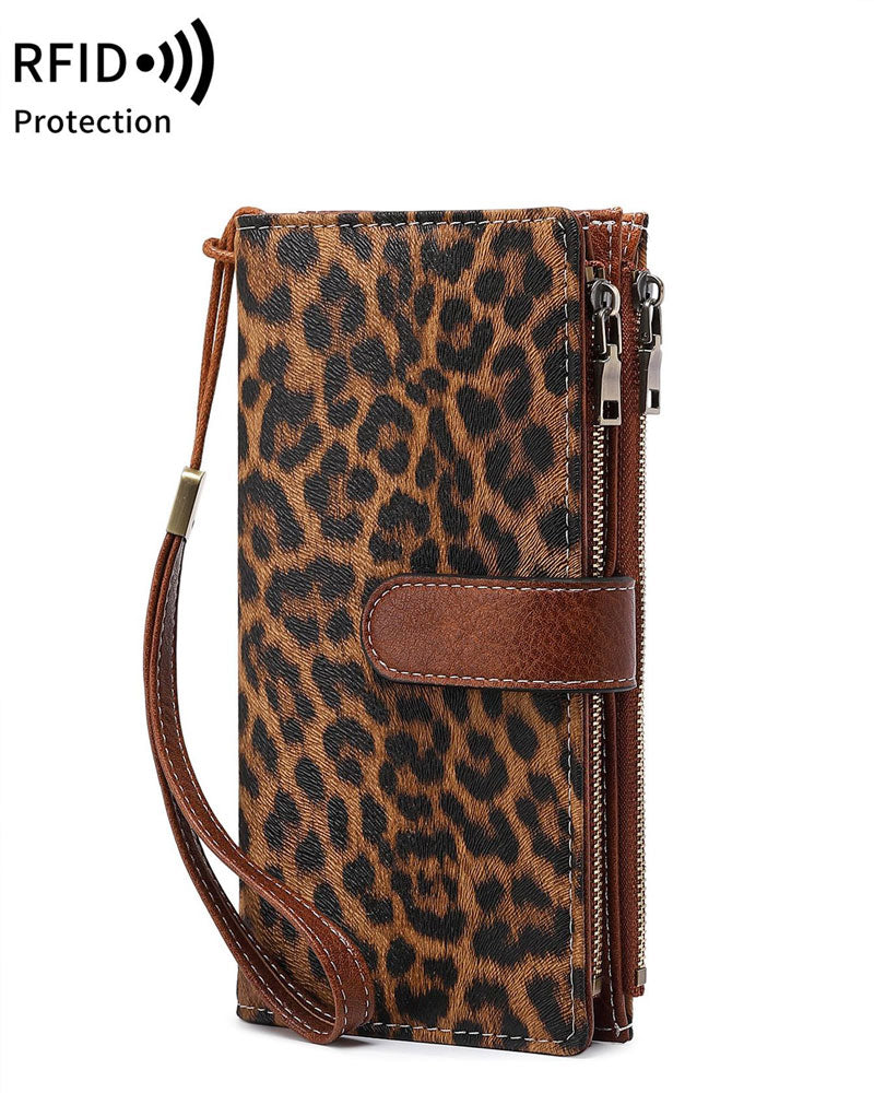 Women Zipper Long Wallet Trendy Exquisite Gift Wallet