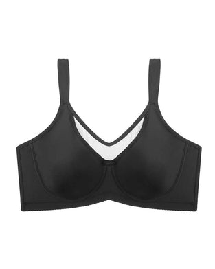 Mesh Splice Underwire Push-Up Bra