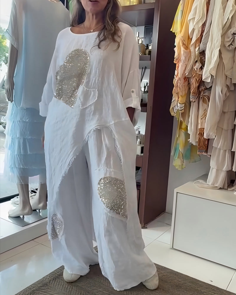 Simple Sequin Heart Set