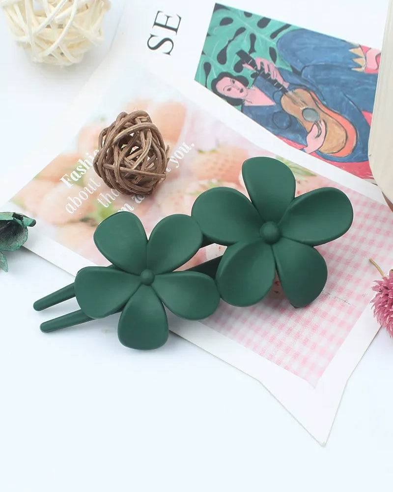 Girls‘ Floral Back Hair Clips