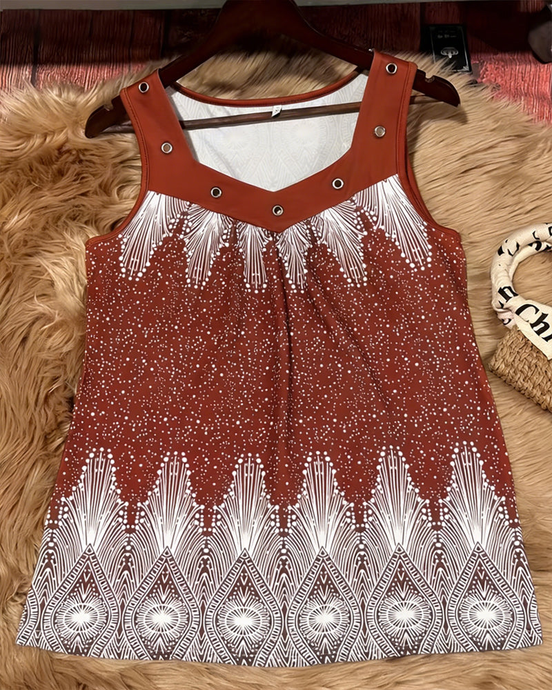 Casual Fashion Versatile Tank Top