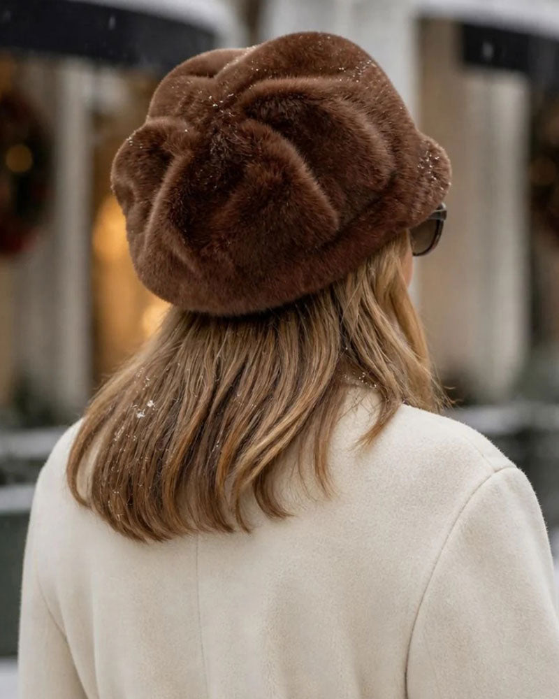 Faux Fur Cloud Hat