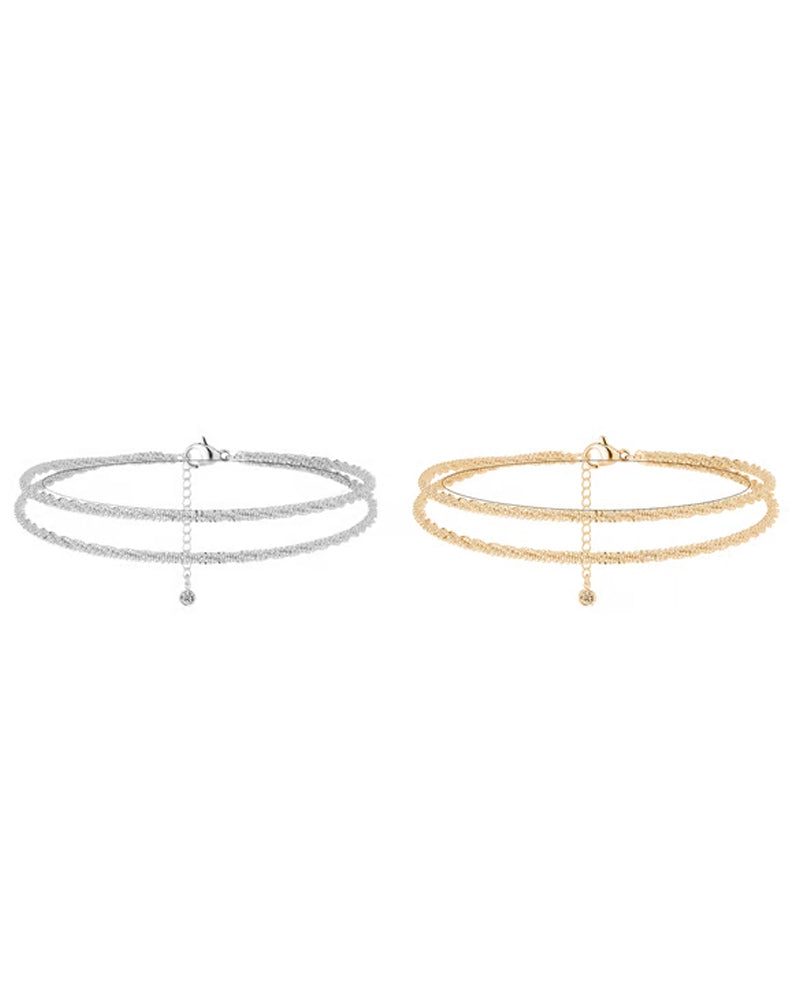 🏖️ Women's KC Gold & Sterling Silver Anklets