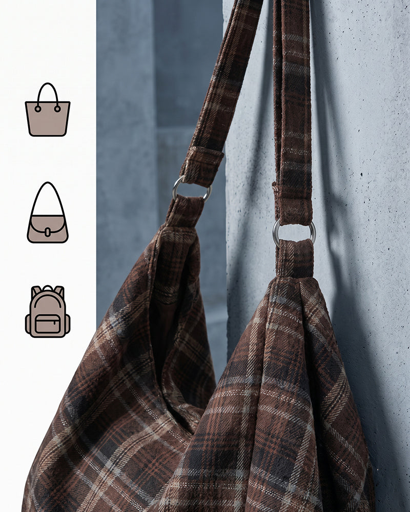Casual Large-Capacity Crossbody Tote Bag