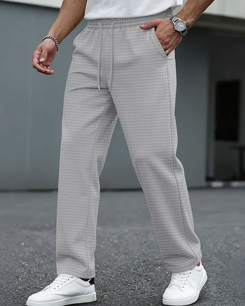 Solid Color Men's Sweat Pants