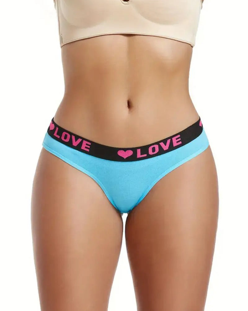 Love Print Low-Rise Briefs