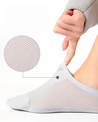 Ultra Thin Liner Socks Non Slip ComBed Cotton No Show Socks