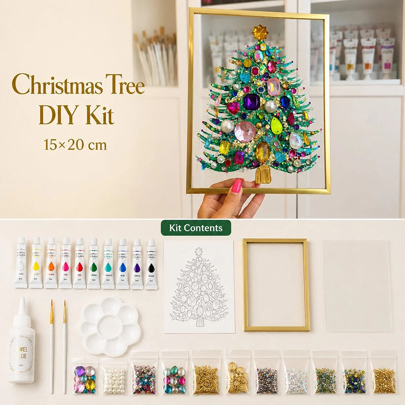DIY Jewelry Christmas Tree Set