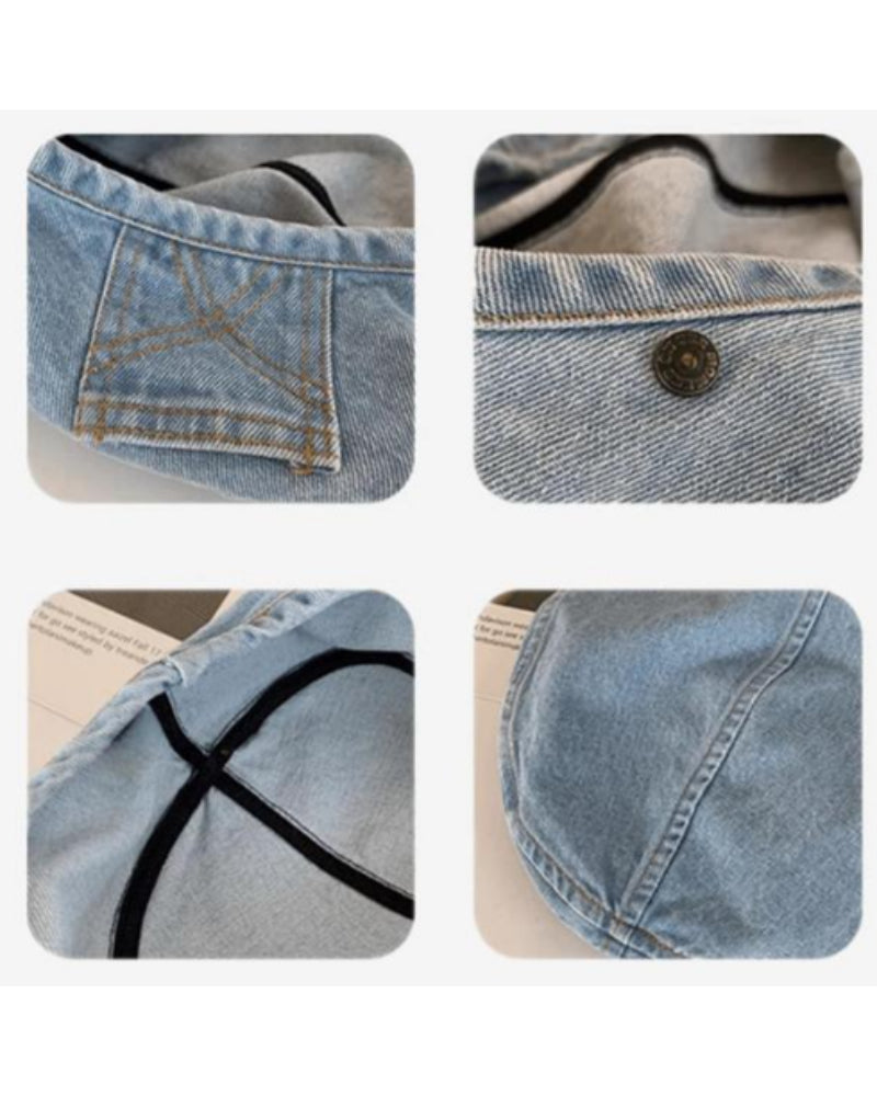 Women'sVintage Denim Beret