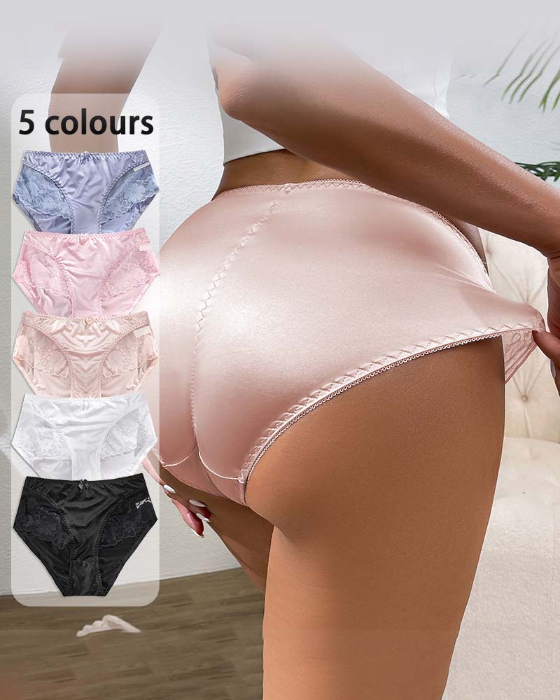 Women's Elegant Satin Lace Panties