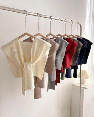 Casual Versatile Solid Color Shawl Scarf For Women