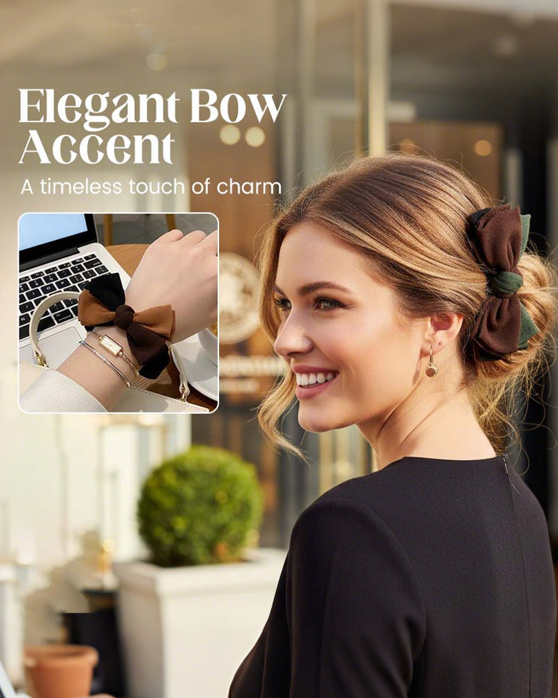 Elegant Elastic Bow Hair Tie