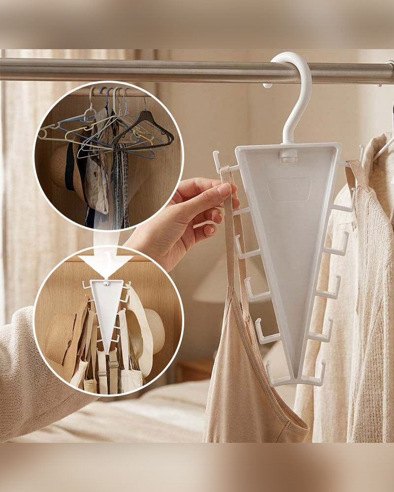 Rotating V-Shaped Accessory Hanger
